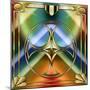 Art Deco 38 Frame 1-Art Deco Designs-Mounted Giclee Print