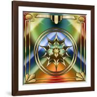 Art Deco 39 Frame 1-Art Deco Designs-Framed Giclee Print