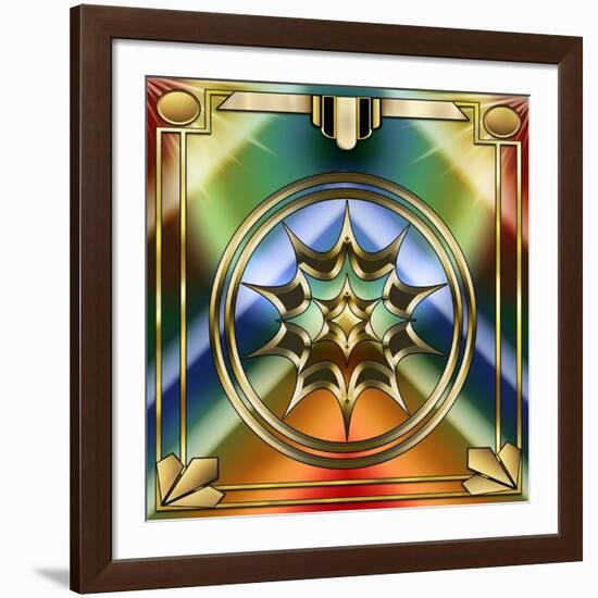 Art Deco 39 Frame 1-Art Deco Designs-Framed Giclee Print