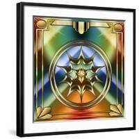 Art Deco 39 Frame 1-Art Deco Designs-Framed Giclee Print