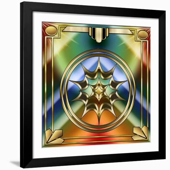 Art Deco 39 Frame 1-Art Deco Designs-Framed Giclee Print