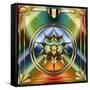 Art Deco 39 Frame 1-Art Deco Designs-Framed Stretched Canvas