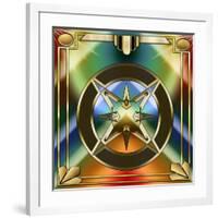 Art Deco 40 Frame 1-Art Deco Designs-Framed Giclee Print