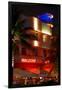 Art Deco Architecture at Night - Ocean Drive - Miami Beach - Florida-Philippe Hugonnard-Framed Premium Photographic Print