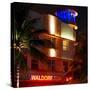 Art Deco Architecture at Night - Ocean Drive - Miami Beach - Florida-Philippe Hugonnard-Stretched Canvas