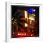 Art Deco Architecture at Night - Ocean Drive - Miami Beach - Florida-Philippe Hugonnard-Framed Photographic Print