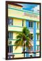 Art Deco Architecture - Ocean Drive - Miami Beach - Florida-Philippe Hugonnard-Framed Photographic Print