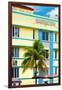 Art Deco Architecture - Ocean Drive - Miami Beach - Florida-Philippe Hugonnard-Framed Photographic Print