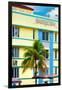 Art Deco Architecture - Ocean Drive - Miami Beach - Florida-Philippe Hugonnard-Framed Photographic Print