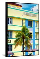 Art Deco Architecture - Ocean Drive - Miami Beach - Florida-Philippe Hugonnard-Framed Stretched Canvas