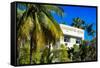 Art Deco Architecture of Miami Beach - Dorchester Hotel South Beach - Florida-Philippe Hugonnard-Framed Stretched Canvas