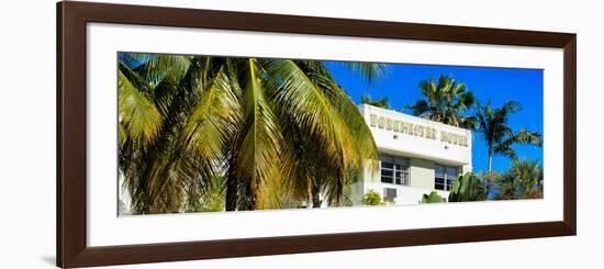 Art Deco Architecture of Miami Beach - Dorchester Hotel South Beach - Florida-Philippe Hugonnard-Framed Photographic Print