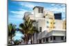 Art Deco Architecture of Miami Beach - Marseilles Hotel - Florida-Philippe Hugonnard-Mounted Premium Photographic Print