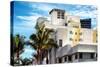 Art Deco Architecture of Miami Beach - Marseilles Hotel - Florida-Philippe Hugonnard-Stretched Canvas