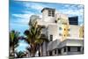 Art Deco Architecture of Miami Beach - Marseilles Hotel - Florida-Philippe Hugonnard-Mounted Photographic Print