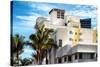 Art Deco Architecture of Miami Beach - Marseilles Hotel - Florida-Philippe Hugonnard-Stretched Canvas