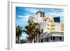 Art Deco Architecture of Miami Beach - Marseilles Hotel - Florida-Philippe Hugonnard-Framed Photographic Print