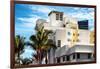 Art Deco Architecture of Miami Beach - Marseilles Hotel - Florida-Philippe Hugonnard-Framed Photographic Print