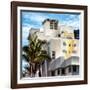 Art Deco Architecture of Miami Beach - Marseilles Hotel - Florida-Philippe Hugonnard-Framed Photographic Print