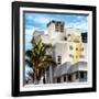 Art Deco Architecture of Miami Beach - Marseilles Hotel - Florida-Philippe Hugonnard-Framed Photographic Print