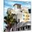 Art Deco Architecture of Miami Beach - Marseilles Hotel - Florida-Philippe Hugonnard-Mounted Photographic Print