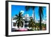 Art Deco Architecture of Miami Beach - The Esplendor Hotel Breakwater South Beach - Ocean Drive-Philippe Hugonnard-Framed Photographic Print