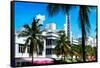 Art Deco Architecture of Miami Beach - The Esplendor Hotel Breakwater South Beach - Ocean Drive-Philippe Hugonnard-Framed Stretched Canvas