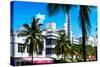 Art Deco Architecture of Miami Beach - The Esplendor Hotel Breakwater South Beach - Ocean Drive-Philippe Hugonnard-Stretched Canvas