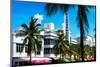 Art Deco Architecture of Miami Beach - The Esplendor Hotel Breakwater South Beach - Ocean Drive-Philippe Hugonnard-Mounted Premium Photographic Print