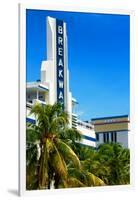 Art Deco Architecture of Miami Beach - The Esplendor Hotel Breakwater South Beach - Ocean Drive-Philippe Hugonnard-Framed Photographic Print