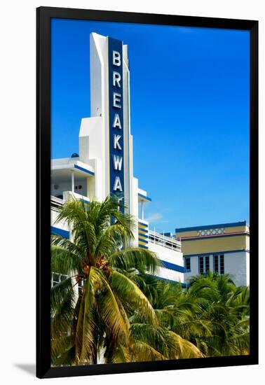 Art Deco Architecture of Miami Beach - The Esplendor Hotel Breakwater South Beach - Ocean Drive-Philippe Hugonnard-Framed Photographic Print