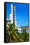 Art Deco Architecture of Miami Beach - The Esplendor Hotel Breakwater South Beach - Ocean Drive-Philippe Hugonnard-Framed Stretched Canvas