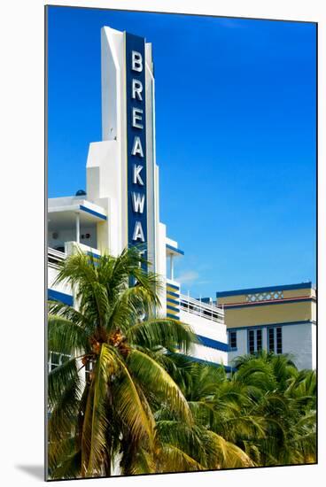 Art Deco Architecture of Miami Beach - The Esplendor Hotel Breakwater South Beach - Ocean Drive-Philippe Hugonnard-Mounted Premium Photographic Print