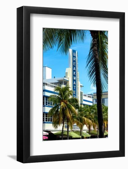 Art Deco Architecture of Miami Beach - The Esplendor Hotel Breakwater South Beach - Ocean Drive-Philippe Hugonnard-Framed Photographic Print