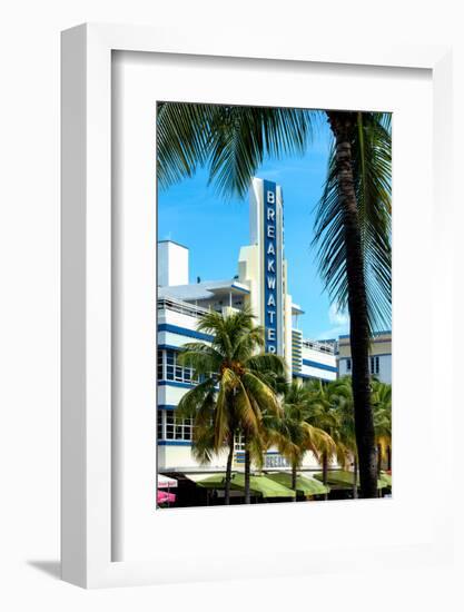 Art Deco Architecture of Miami Beach - The Esplendor Hotel Breakwater South Beach - Ocean Drive-Philippe Hugonnard-Framed Photographic Print