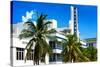 Art Deco Architecture of Miami Beach - The Esplendor Hotel Breakwater South Beach - Ocean Drive-Philippe Hugonnard-Stretched Canvas