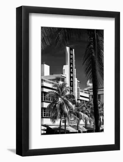 Art Deco Architecture of Miami Beach - The Esplendor Hotel Breakwater South Beach - Ocean Drive-Philippe Hugonnard-Framed Photographic Print