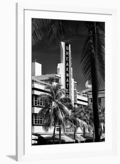 Art Deco Architecture of Miami Beach - The Esplendor Hotel Breakwater South Beach - Ocean Drive-Philippe Hugonnard-Framed Photographic Print