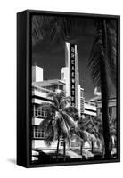 Art Deco Architecture of Miami Beach - The Esplendor Hotel Breakwater South Beach - Ocean Drive-Philippe Hugonnard-Framed Stretched Canvas