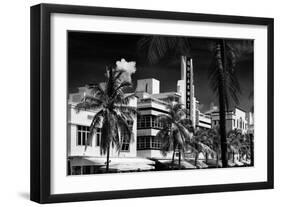 Art Deco Architecture of Miami Beach - The Esplendor Hotel Breakwater South Beach - Ocean Drive-Philippe Hugonnard-Framed Photographic Print