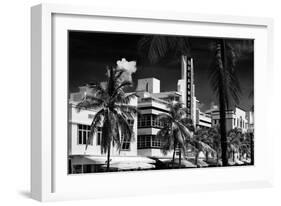 Art Deco Architecture of Miami Beach - The Esplendor Hotel Breakwater South Beach - Ocean Drive-Philippe Hugonnard-Framed Photographic Print