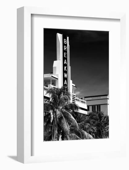 Art Deco Architecture of Miami Beach - The Esplendor Hotel Breakwater South Beach - Ocean Drive-Philippe Hugonnard-Framed Photographic Print