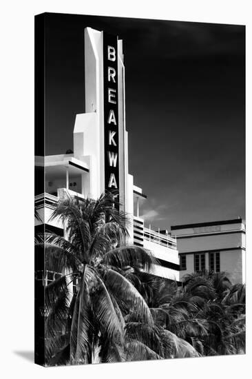 Art Deco Architecture of Miami Beach - The Esplendor Hotel Breakwater South Beach - Ocean Drive-Philippe Hugonnard-Stretched Canvas