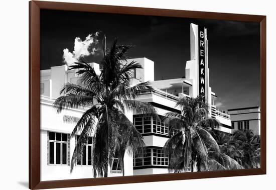 Art Deco Architecture of Miami Beach - The Esplendor Hotel Breakwater South Beach - Ocean Drive-Philippe Hugonnard-Framed Photographic Print