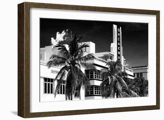 Art Deco Architecture of Miami Beach - The Esplendor Hotel Breakwater South Beach - Ocean Drive-Philippe Hugonnard-Framed Photographic Print