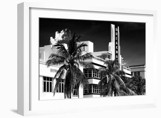 Art Deco Architecture of Miami Beach - The Esplendor Hotel Breakwater South Beach - Ocean Drive-Philippe Hugonnard-Framed Photographic Print