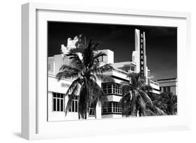 Art Deco Architecture of Miami Beach - The Esplendor Hotel Breakwater South Beach - Ocean Drive-Philippe Hugonnard-Framed Photographic Print