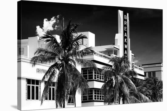 Art Deco Architecture of Miami Beach - The Esplendor Hotel Breakwater South Beach - Ocean Drive-Philippe Hugonnard-Stretched Canvas