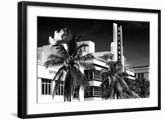 Art Deco Architecture of Miami Beach - The Esplendor Hotel Breakwater South Beach - Ocean Drive-Philippe Hugonnard-Framed Photographic Print