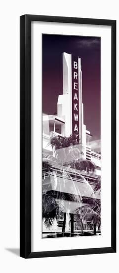 Art Deco Architecture of Miami Beach - The Esplendor Hotel Breakwater South Beach - Ocean Drive-Philippe Hugonnard-Framed Photographic Print